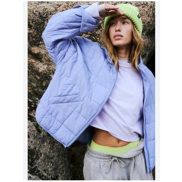 Target All In Motion Lilac Purple Quilted Jacket - Picture 1 of 14